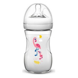 Mamadeira Petala 260ml Flamingo Philips Avent