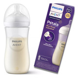 Mamadeira Pétala 3.0 330ml Transparente Philips Avent 3 A 6m
