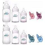 Mamadeira Philips Avent Classic 125+260+330ml+ Soothie