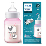 Mamadeira Rosa Ovelha 260ml Avent