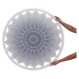 Mandala Em Crochê 90cm De Diâmetro Filtro Dos Sonhos