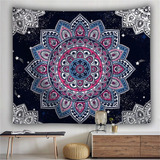 Mandala Tapeçaria De Parede Fundo Quadrado Pano Pendurado K2