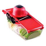 Mandoline Slicer Nicer Fatiador Cortador De Legumes 6 Em 1