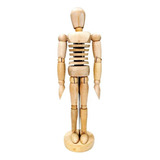 Manequim Articulado Masculino Com O Torso Flexível 20 Cm Cor Natural