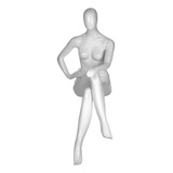 Manequim Feminino Branco C/ Pose Sentada Plastico. 
