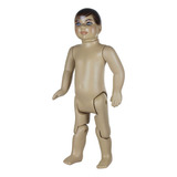 Manequim Infantil Criança Bebe Articulado Masculino Bege
