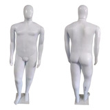 Manequim Masculino Branco Plus Size Com Base