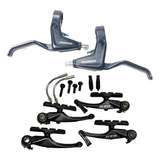 Manete Shimano Alivio Bl-t4000 + Freio V-brake Gts Par Preto