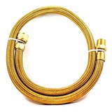 Mangueira De Gás Encanado Latão 1mt Flexível Cobre 1/2 Npt