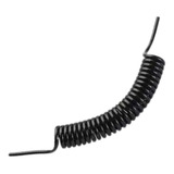 Mangueira Espiral Pu Preta 8mm X 10 Metros Ar Comprimido