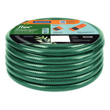 Mangueira Jardim 30 Metros Flex Com Kit Esguicho Tramontina Cor Verde