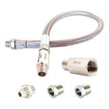 Mangueira Prensada Compressor Suspensão A Ar + Válvula 