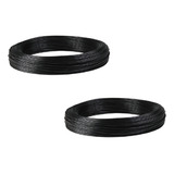 Mangueira Pvc Irrigação Microtubo 4x6 Mm Rolo 100m Kit 2