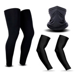 Manguito + Pernito + Balaclava Ciclismo Bicicleta Frio Bike