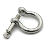 Manilha Balão Tornel De Aço Inox 14mm Peso Max 74,8(kn)