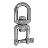 Manilha Inox Reta Com Destorcedor 6mm