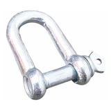 Manilha Reta 3/4 Pol (19mm) Tipo U Pino Rosca P/ Cabo