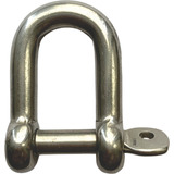 Manilha Reta Em Inox Corpo 1/2 Pino 1/2 Para 500kg