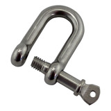 Manilha Tornel Balão Reta Em Aço Inox 16mm Carga 97,7(kn)