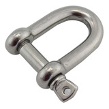 Manilha Tornel Balão Tipo Reta Em Aço Inox 8 Mm Carga 200kg