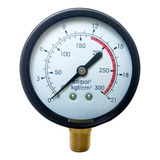 Manômetro Compressor Ar 300psi 60mm Chaperini Schulz Ferrari