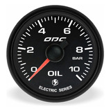 Manômetro Dakar Full Color Oil 10 Bar 52mm Elétrico Óleo