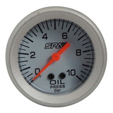 Manômetro De Pressão De Óleo 10 Bar 52 Mm - Spa Turbo