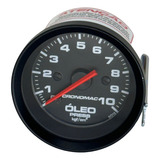 Manômetro Óleo 52mm Mecânico 10kg Street Preto Cronomac