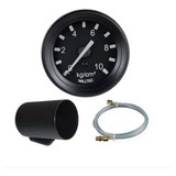 Manômetro Pressão De Óleo 60mm Caminhão Todos Kit + Copo