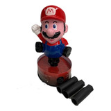 Manopla Câmbio Caveira Skull Mario Bros Universal Hot Rod
