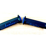 Manopla Dominó Universal Racing Motos Azul
