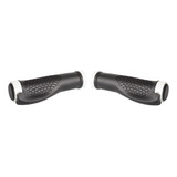 Manopla Punho Mtb Tsw Anatômica 130mm Com Trava Alumínio Par Cor Branco