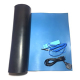 Manta Anti Estática Azul Esd 80x40cm