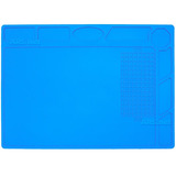 Manta Anti-estática Silicone Azul Divisoria Bancada