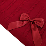 Manta Bebê Tricot Maternidade Tricô Luxo Trançada Promoção