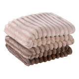 Manta Cobertor Fluffy Ultrasoft Macia Queen 2,40m X 2,20m Cor Cappucino
