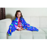 Manta Fleece Microfibra Solteiro Infantil Vários Personagens