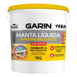 Manta Líquida Cinza Emborrachada Impermeabilizante 18kg