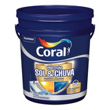 Manta Liquida Impermeabilizante Sol E Chuva 18kg Coral