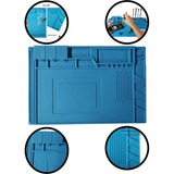 Manta Magnetica Antiestatica Silicone Azul S-160 300x450