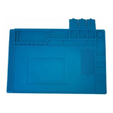 Manta Magnética Tapete De Bancada Azul S-160