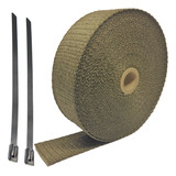 Manta Térmica Termotape Escapamento Titanium 5 Metro E 2 Zip