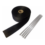 Manta Termica Termotape Preta 05 Metro + 4 Zip Escape Moto