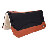 Manta Vaquejada Quadrada Air Max Pad Small Preta Boots Horse