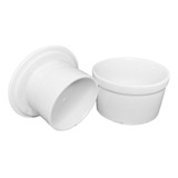 Mantegueira Francesa De Porcelana Pura 200ml Branca 2º Linha