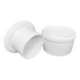 Mantegueira Francesa Em Porcelana Pura 200ml Branca 2º Linha