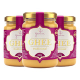 Manteiga Clarificada Ghee Kit Com 3 Frascos De 150g