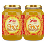 Manteiga Ghee Lotus 500g - Zero Lactose - Kit 2 Ghees