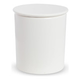 Manteigueira Francesa Gourmet De Cerâmica Branca
