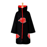 Manto Akatsuki Cosplay Naruto Fantasia Anime Capa Itachi 